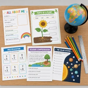 Young learners reading literacy resources together